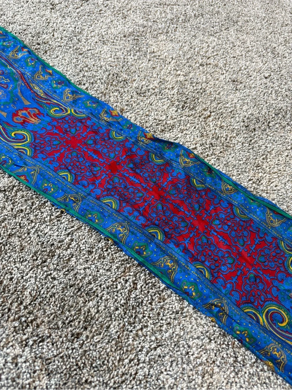 Vintage Oscar De La Renta Silk Scarf